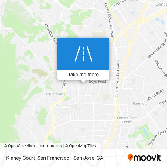 Mapa de Kinney Court