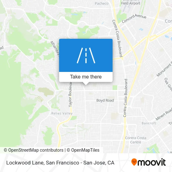 Lockwood Lane map