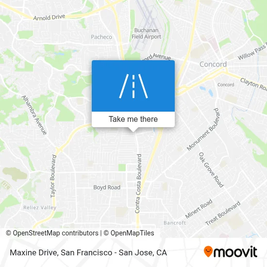 Maxine Drive map