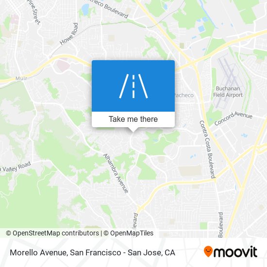 Morello Avenue map