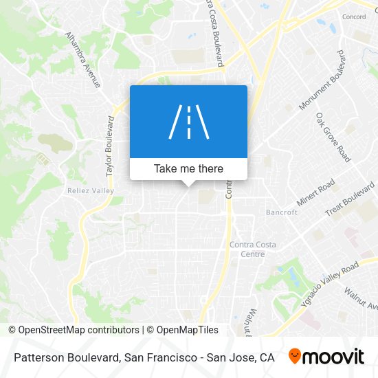 Mapa de Patterson Boulevard