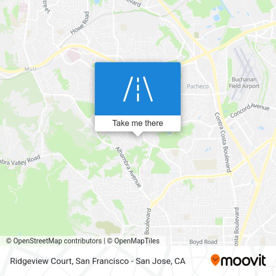 Mapa de Ridgeview Court