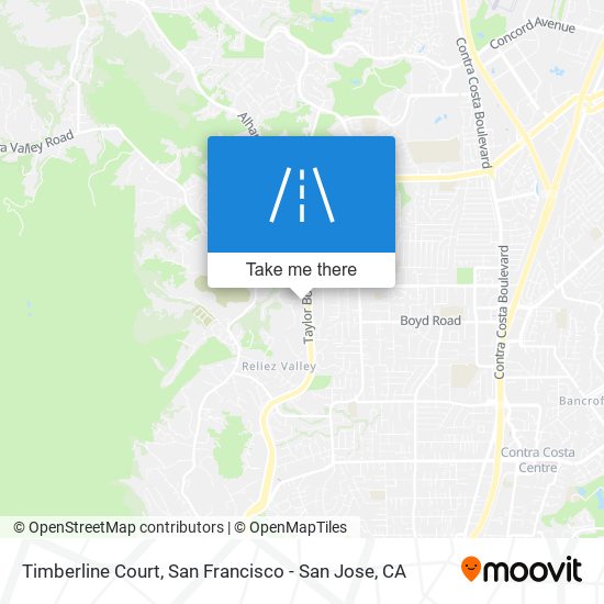 Mapa de Timberline Court