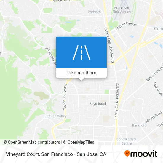 Vineyard Court map