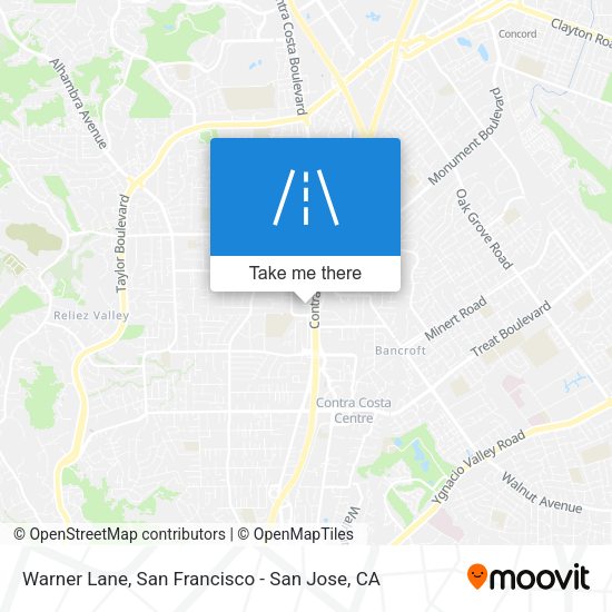 Mapa de Warner Lane