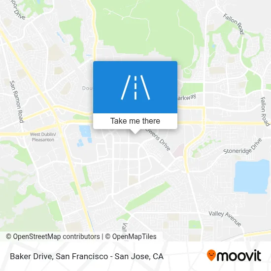 Baker Drive map
