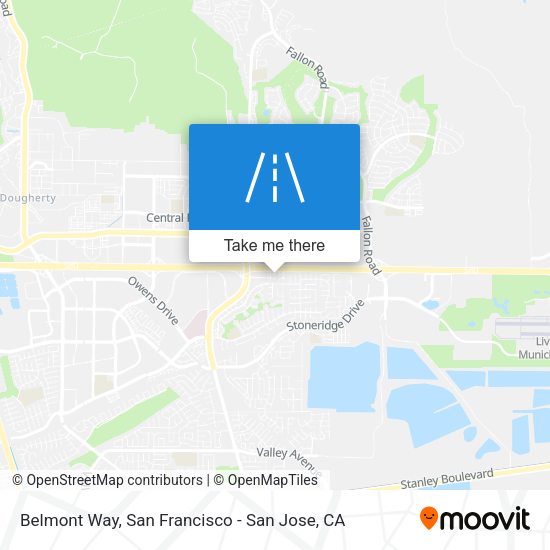 Mapa de Belmont Way