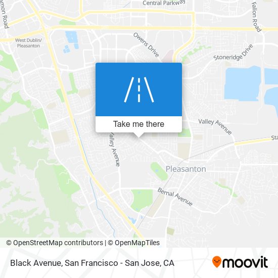 Black Avenue map