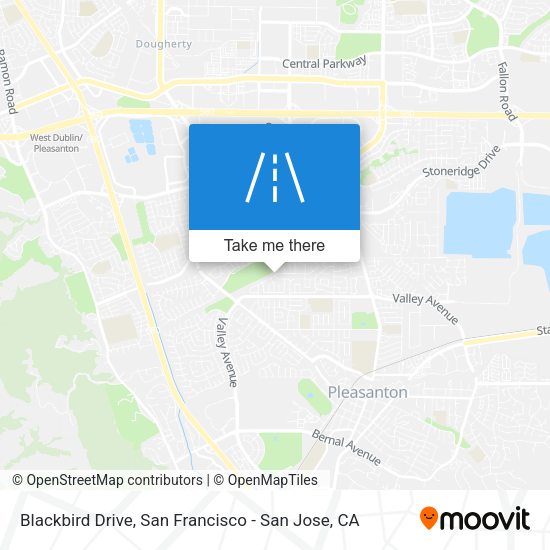 Mapa de Blackbird Drive