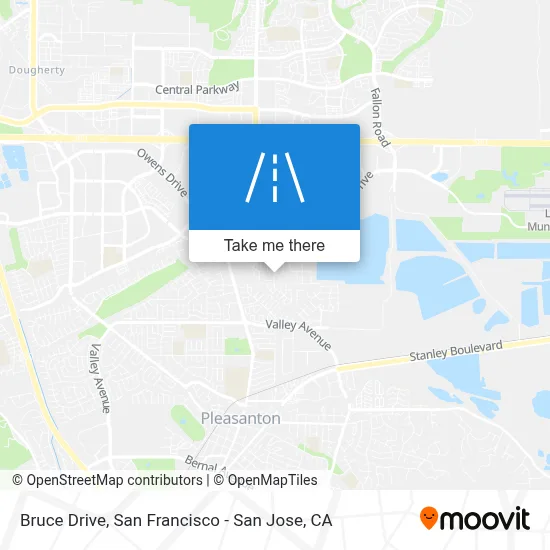 Bruce Drive map
