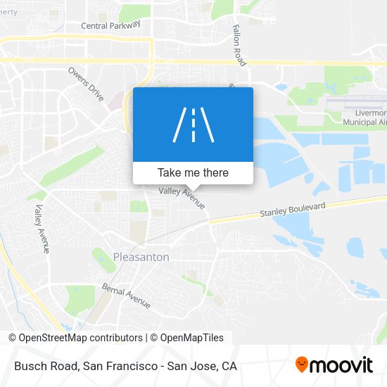 Mapa de Busch Road