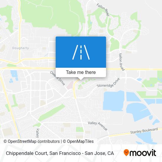 Mapa de Chippendale Court