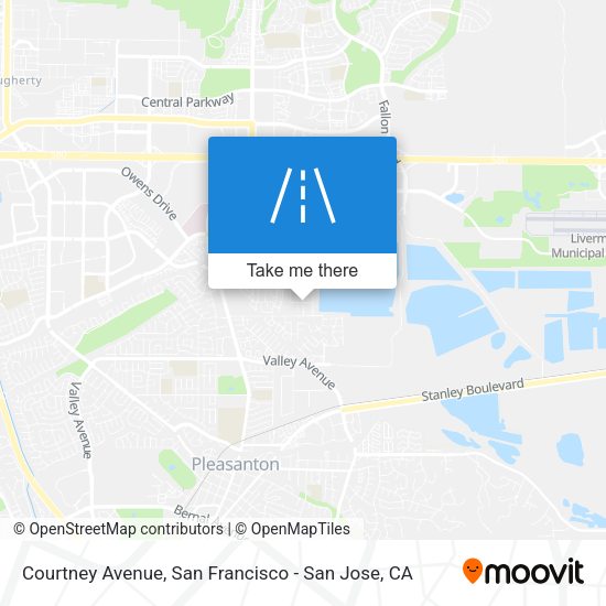 Mapa de Courtney Avenue