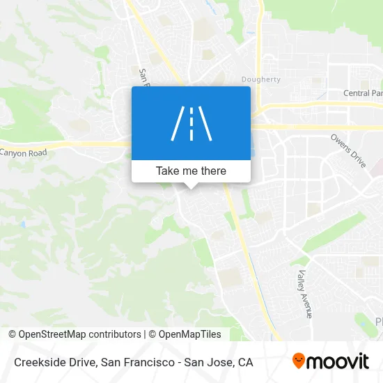 Creekside Drive map