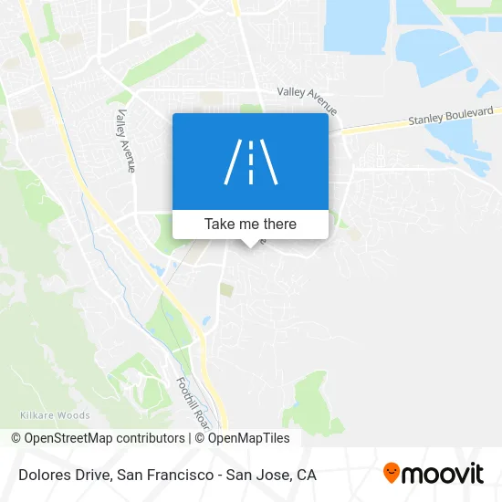Dolores Drive map