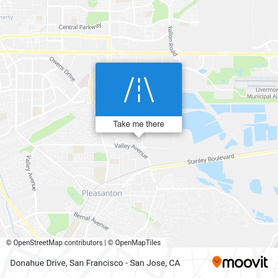 Mapa de Donahue Drive