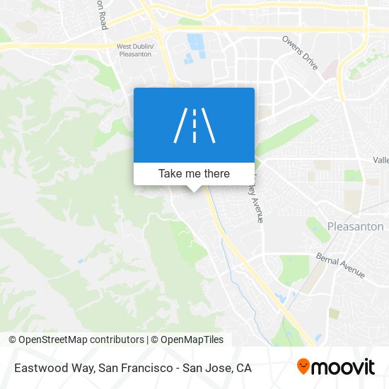 Mapa de Eastwood Way