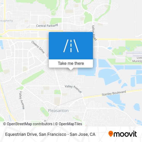 Mapa de Equestrian Drive