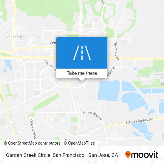 Mapa de Garden Creek Circle