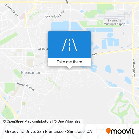 Mapa de Grapevine Drive