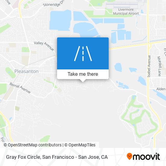 Gray Fox Circle map