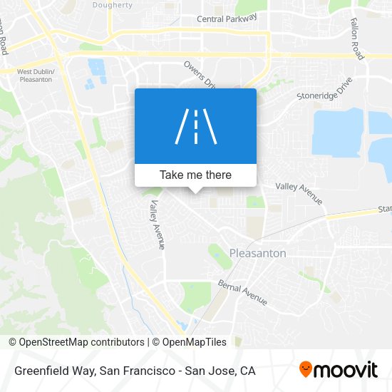 Mapa de Greenfield Way