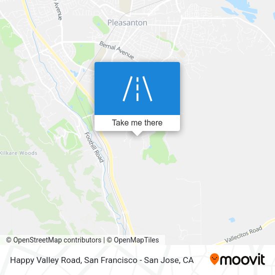 Happy Valley Road map