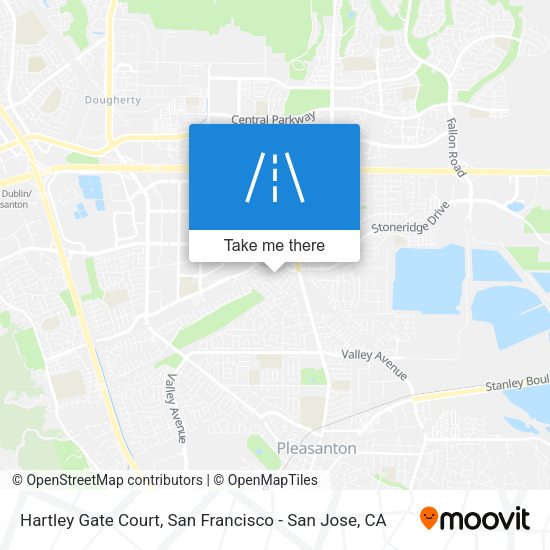 Hartley Gate Court map