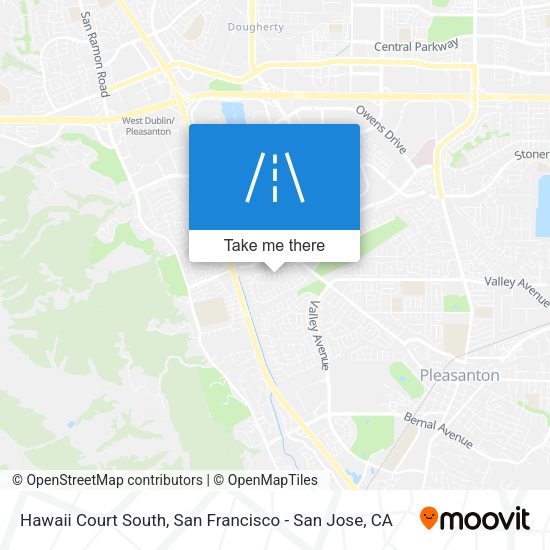 Hawaii Court South map