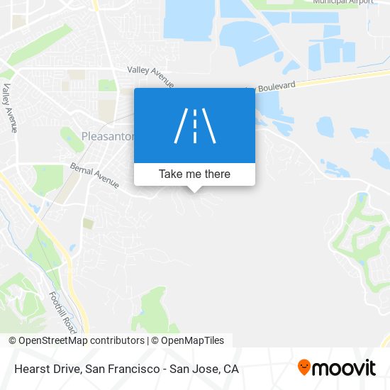 Hearst Drive map