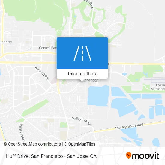 Huff Drive map