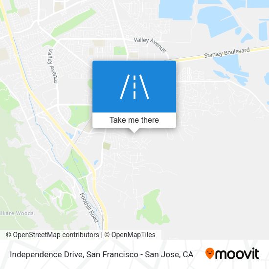 Mapa de Independence Drive