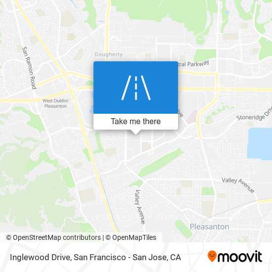 Inglewood Drive map