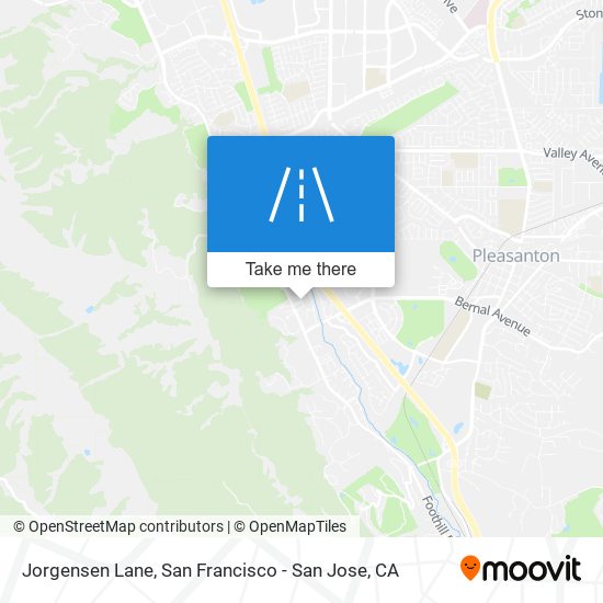 Mapa de Jorgensen Lane