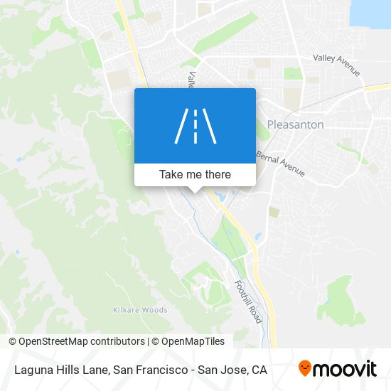 Laguna Hills Lane map