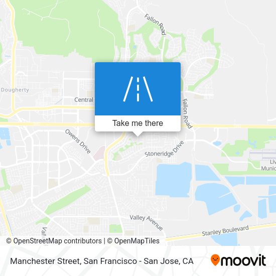 Manchester Street map