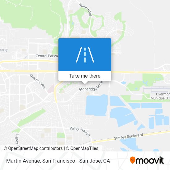 Mapa de Martin Avenue