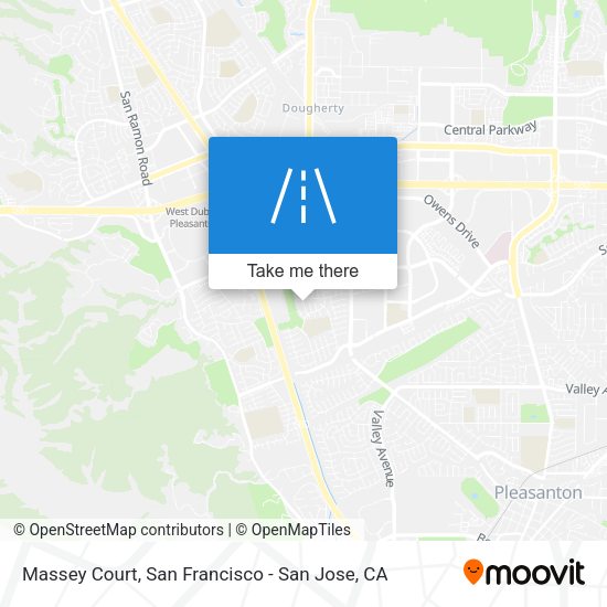 Mapa de Massey Court