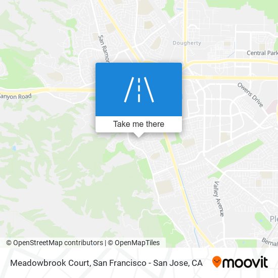 Meadowbrook Court map