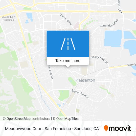 Mapa de Meadowwood Court