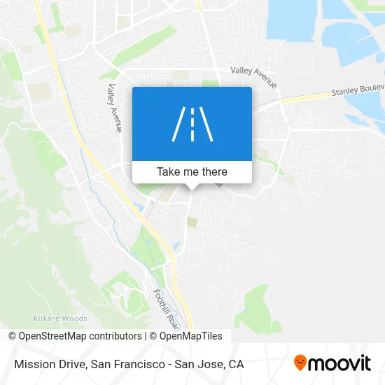 Mission Drive map