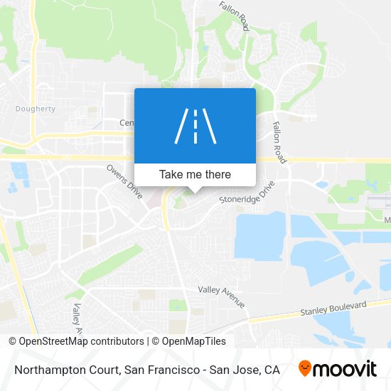 Northampton Court map