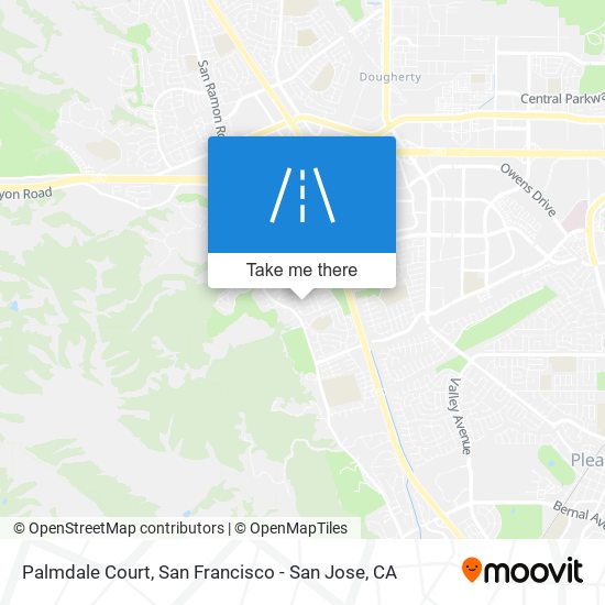 Palmdale Court map