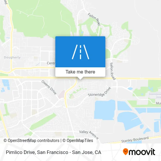 Pimlico Drive map