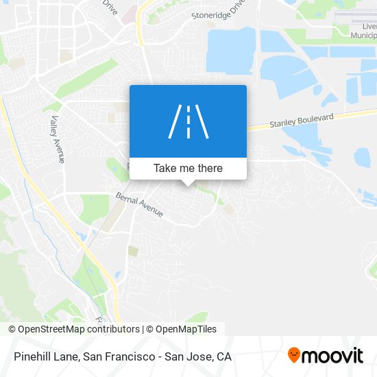 Pinehill Lane map