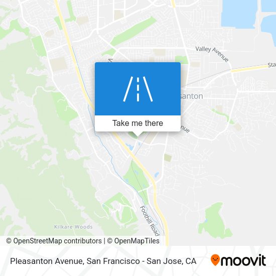 Pleasanton Avenue map