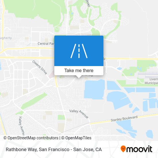Mapa de Rathbone Way