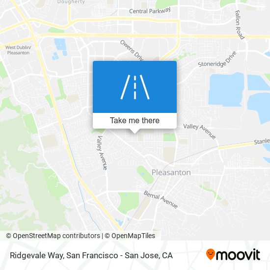 Ridgevale Way map