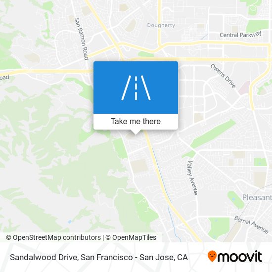 Sandalwood Drive map