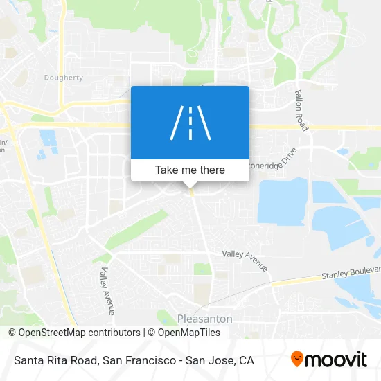 Santa Rita Road map